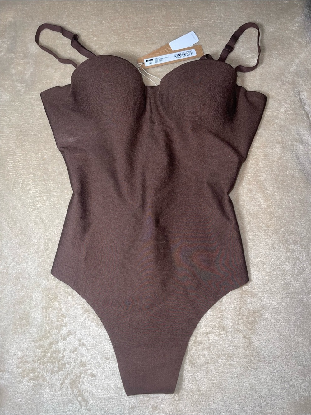 SKIMS Body Molded Underwire Bodysuit | Cocoa | Size XS | NWT